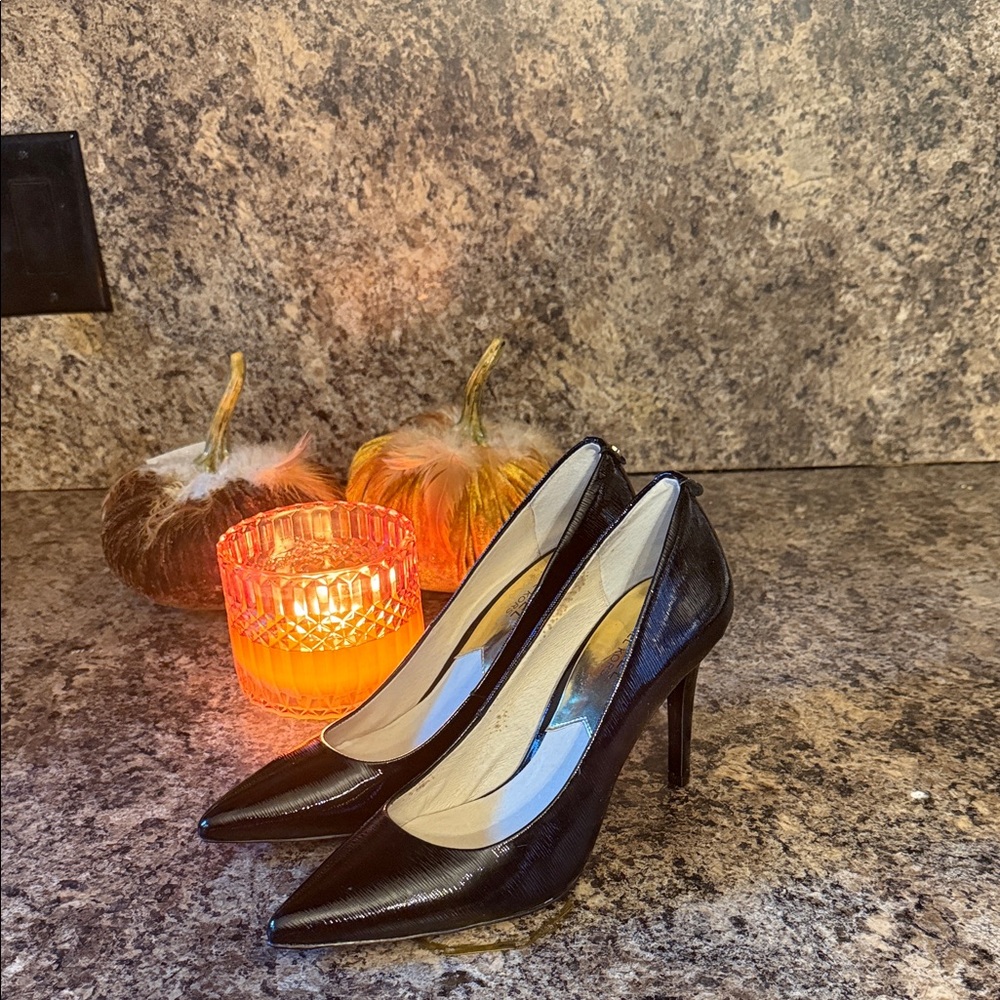 Michael Kors Black Patent Heels